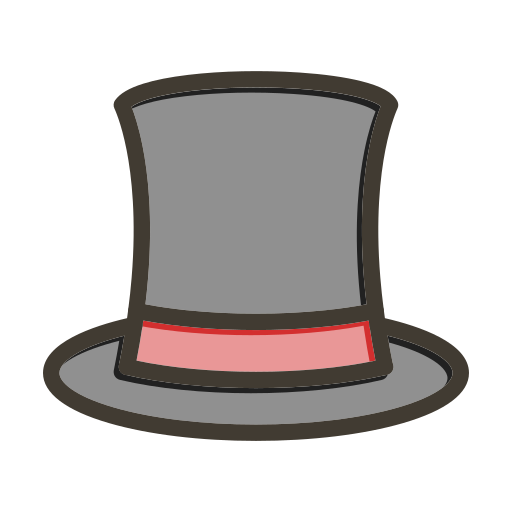 Top hat Generic color lineal-color icon