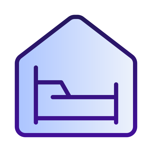 slaapkamer Generic gradient lineal-color icoon