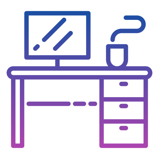 Рабочее место Generic gradient outline иконка