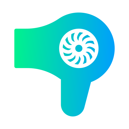 Hair dryer Generic gradient fill icon