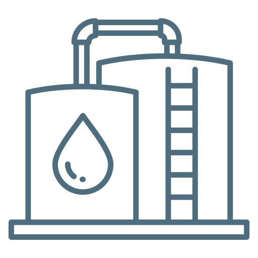 refinería de petróleo Generic color outline icono