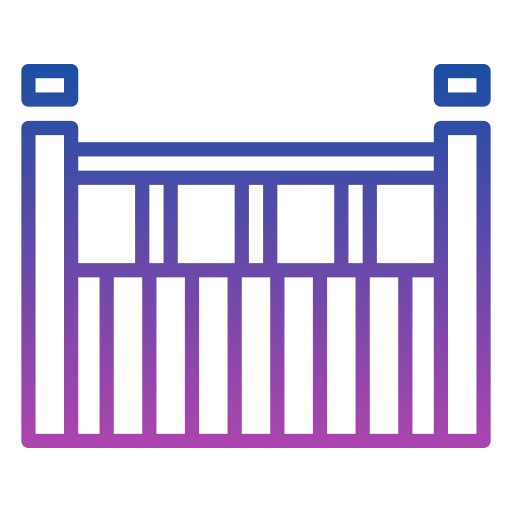 Fence Generic gradient outline icon