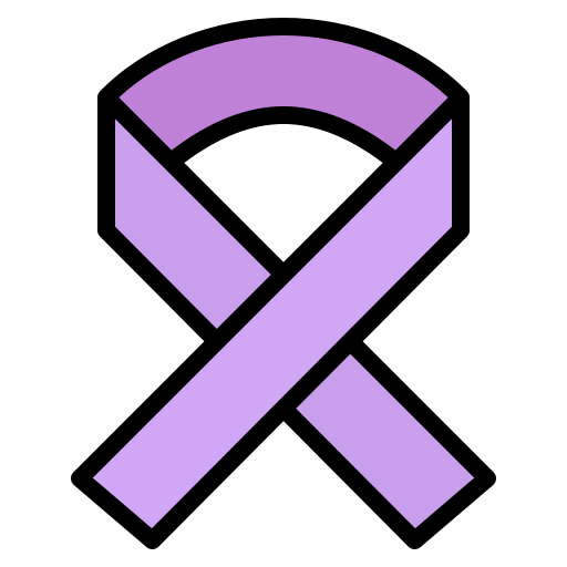 Cancer ribbon Generic color lineal-color icon