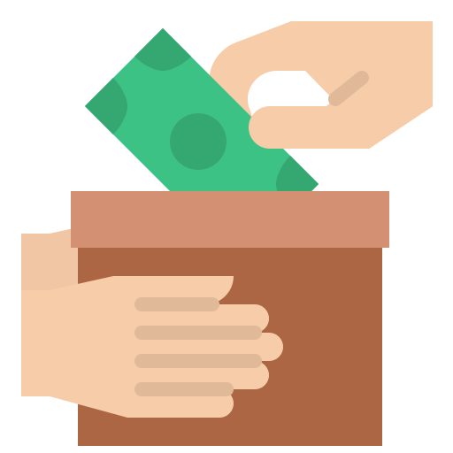 Give money Generic color fill icon