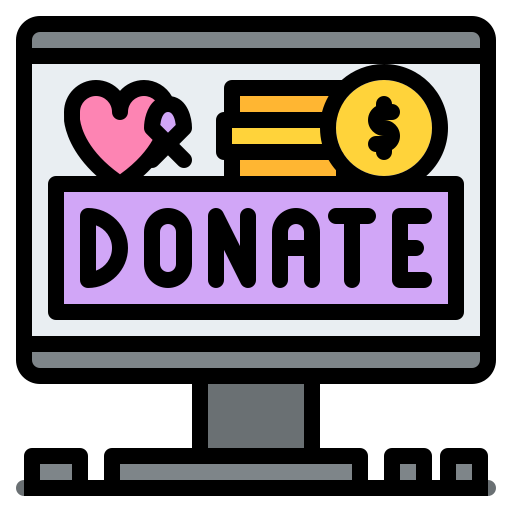 Online donation Generic color lineal-color icon