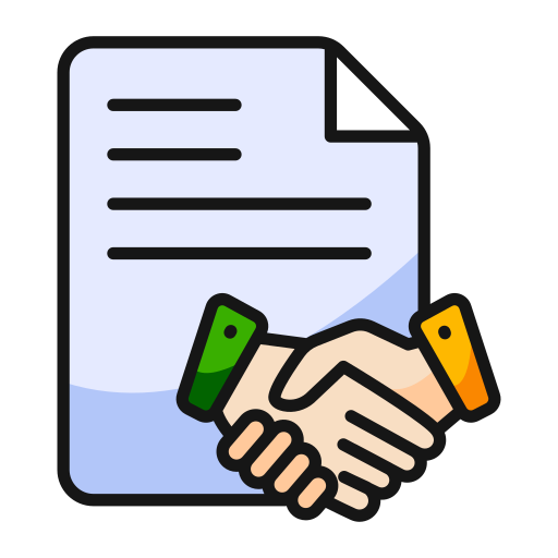 Contract Generic color lineal-color icon