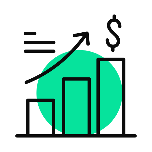 Bar chart Generic color lineal-color icon