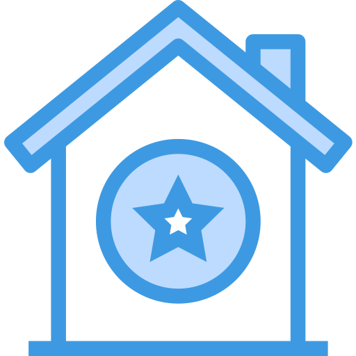 家 itim2101 Blue icon