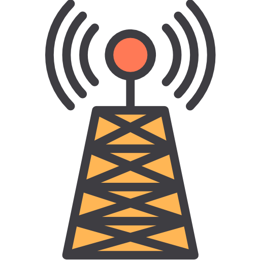 antena itim2101 Lineal Color ikona