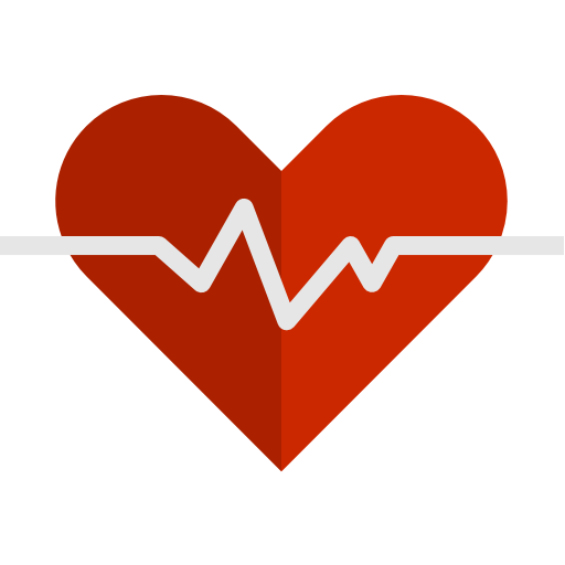 kardiogram srip Flat ikona