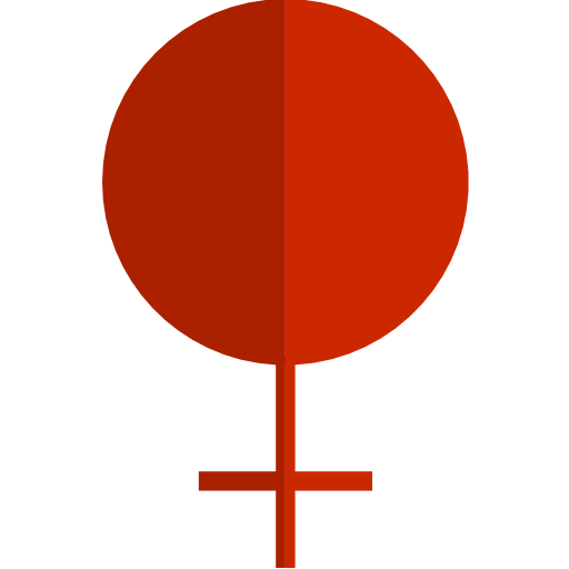 weiblich srip Flat icon