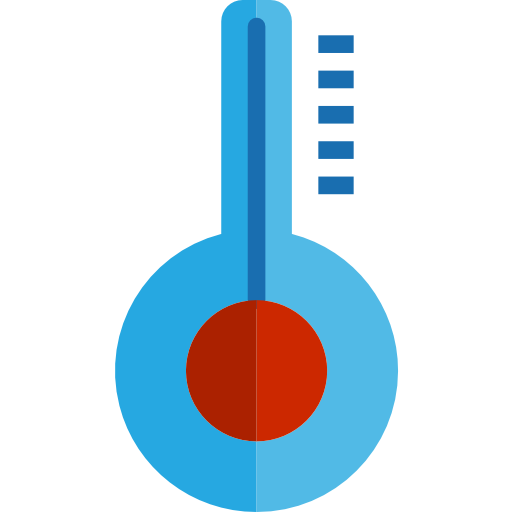 온도계 srip Flat icon