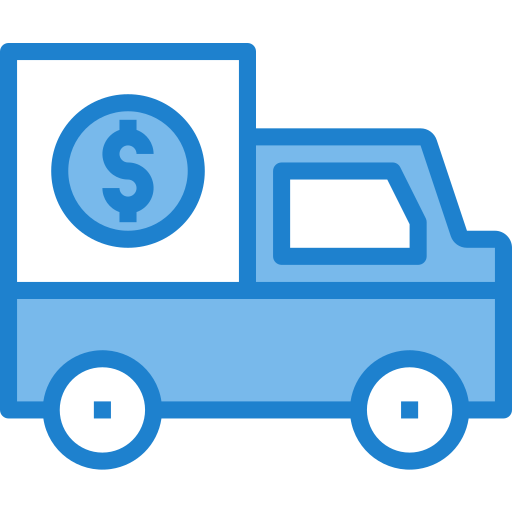 camion de livraison itim2101 Blue Icône
