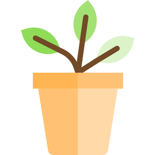 roślina doniczkowa srip Flat ikona