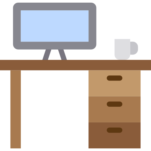 Desk srip Flat icon