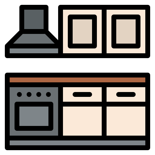 Кухня Generic color lineal-color иконка