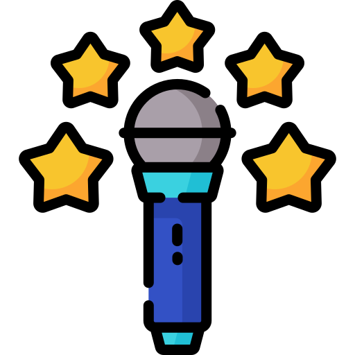 микрофон Special Lineal color иконка