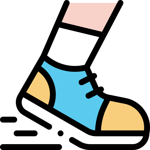 ジョギング Detailed Rounded Lineal color icon