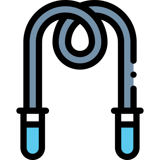 Skipping rope Detailed Rounded Lineal color icon