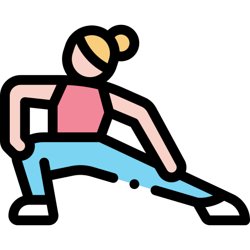 Fitness Detailed Rounded Lineal color icon