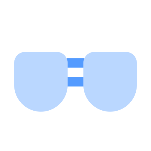occhiali da sole Generic color fill icona