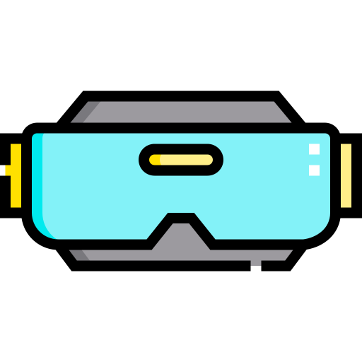 vr-brille Detailed Straight Lineal color icon
