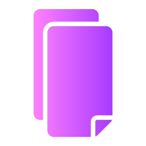 Page Generic gradient fill icon