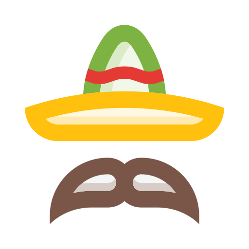 meksykański edt.im Flat ikona
