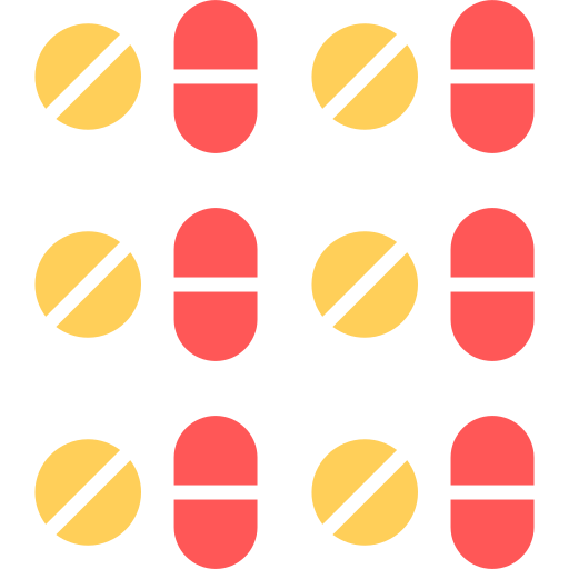 pigułki Generic color fill ikona