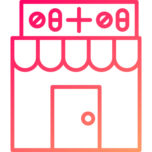 Drugstore Generic gradient outline icon
