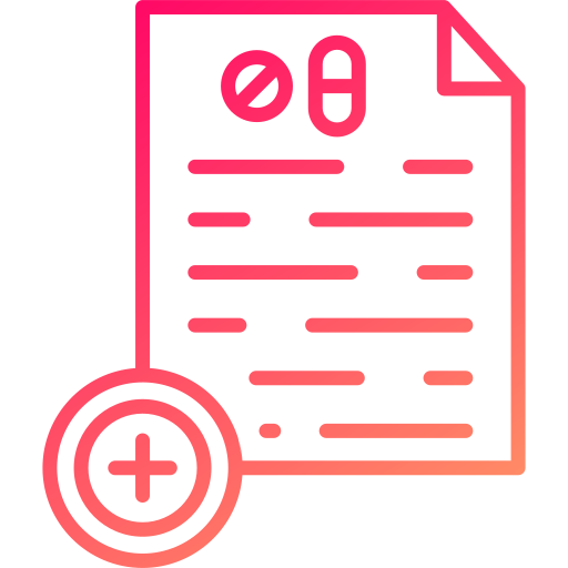 Prescription Generic gradient outline icon