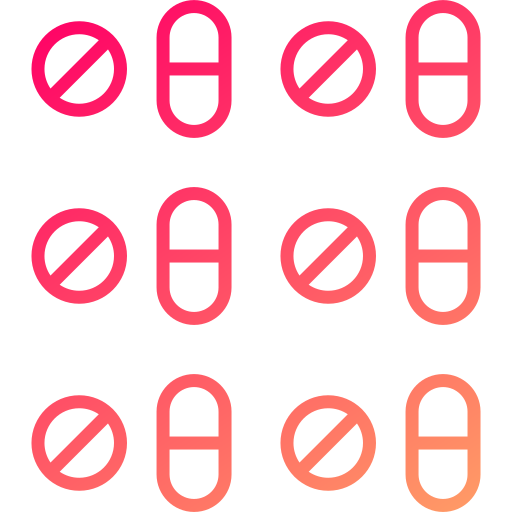 pastillas Generic gradient outline icono