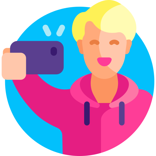 selfie Detailed Flat Circular Flat icon