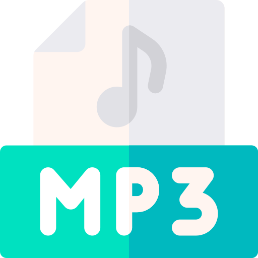 mp3 Basic Rounded Flat icon