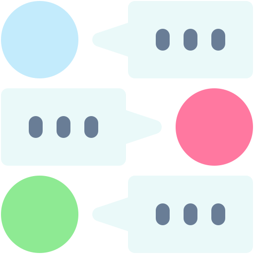 bolla di chat Generic color fill icona