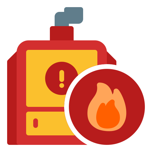 incinerador Generic color fill icono