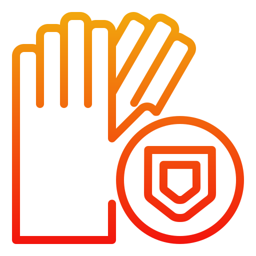 guantes Generic gradient outline icono