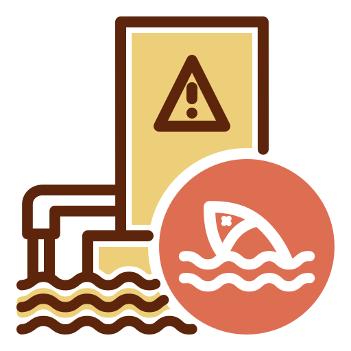 Water pollution Generic color lineal-color icon