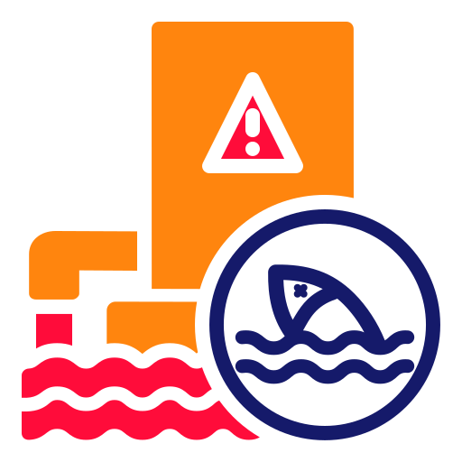 Water pollution Generic color lineal-color icon