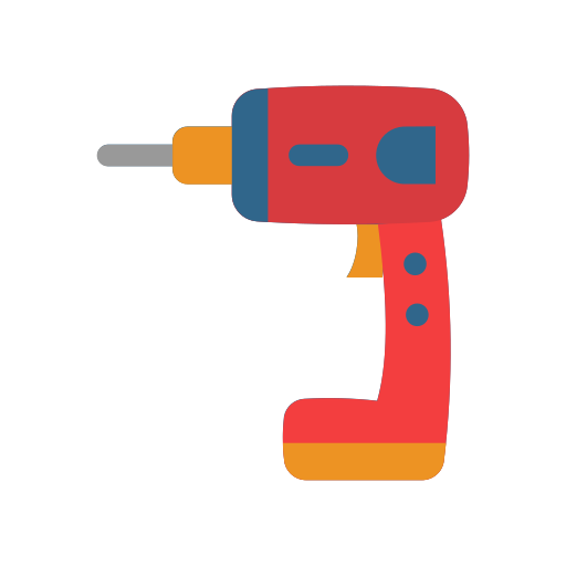 Hand drill Generic color fill icon