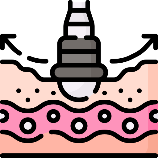 mikrodermabrasion Special Lineal color icon