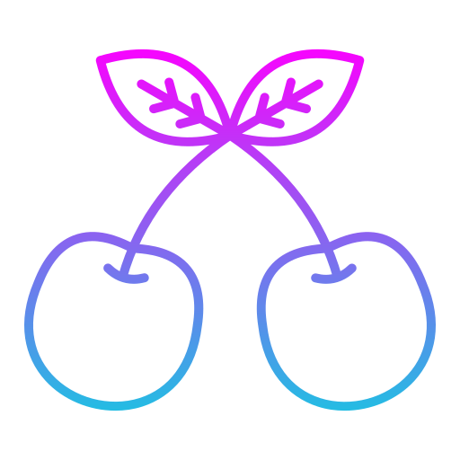 Cherries Generic gradient outline icon