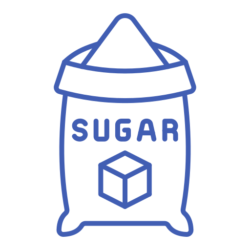 azúcar Generic color outline icono