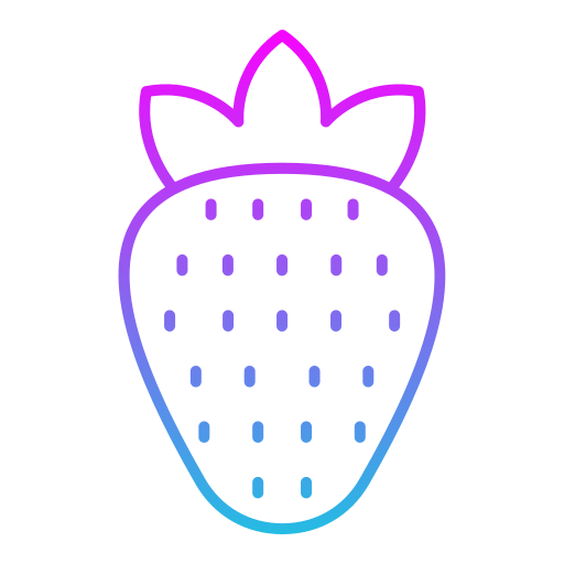 Strawberry Generic gradient outline icon