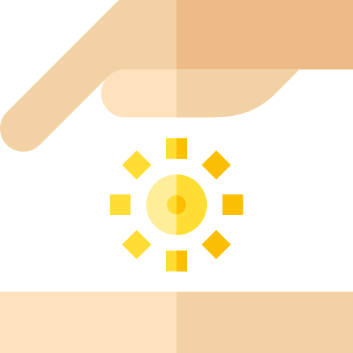 Reiki Basic Straight Flat icon