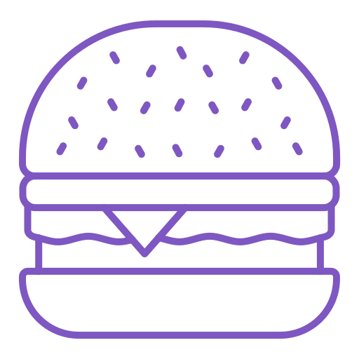 hamburger Generic color outline icona