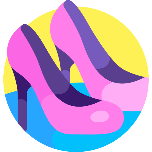 high heels Detailed Flat Circular Flat icon