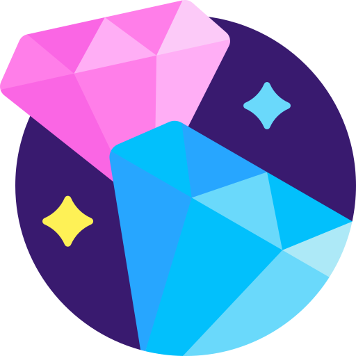 Diamond Detailed Flat Circular Flat icon