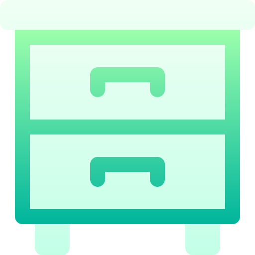 szuflady Basic Gradient Gradient ikona