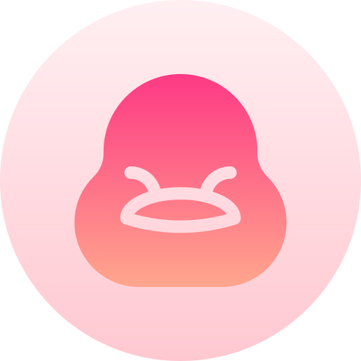 Bean bag Basic Gradient Circular icon